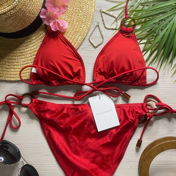 Zimmermann 🍒 String Tie Bikini Set - Picture 6 of 11